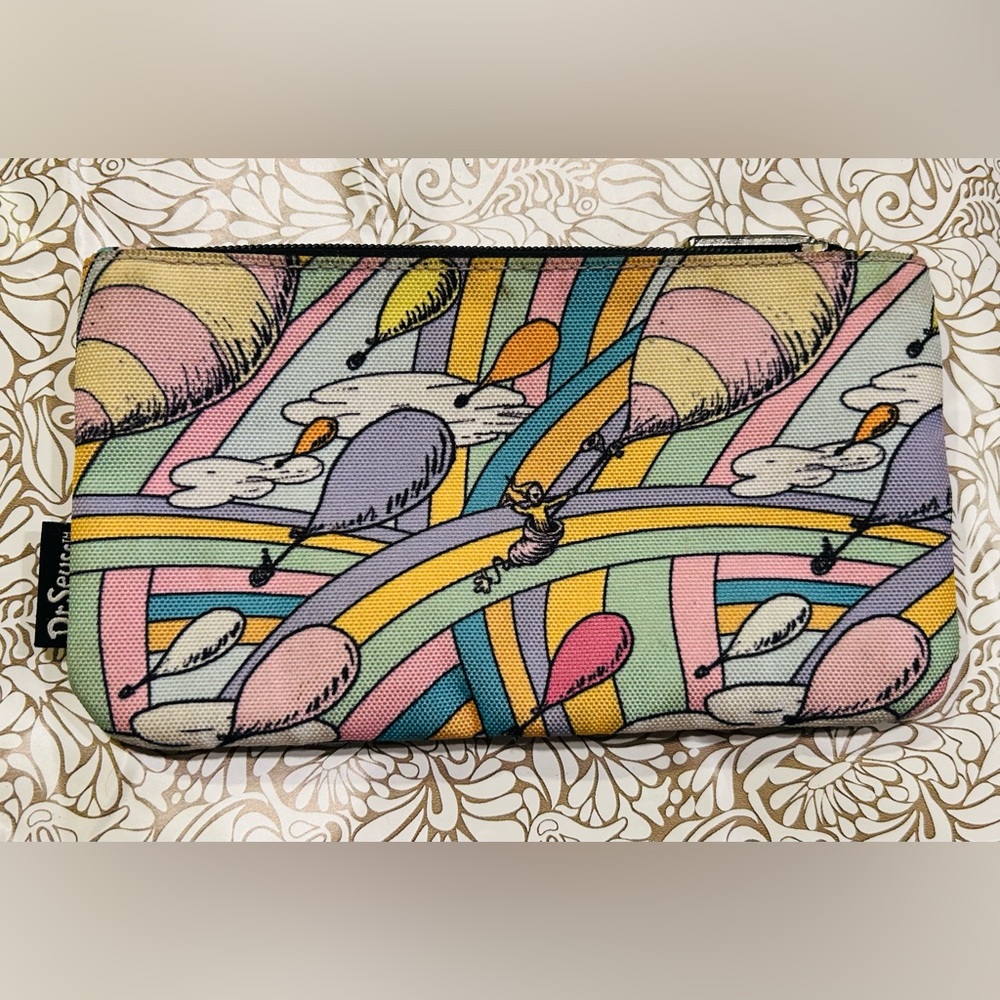 Loungefly X dr Seuss oh the places you’ll go pouch bag rare